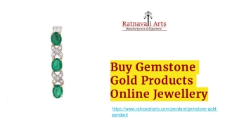 Buy Gemstone Gold Products Online Jewellery