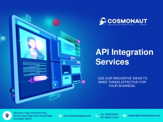 Custom API Development and Third-Party API Integration Service