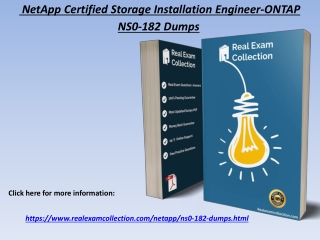 Latest NS0-182 Exam Questions Answers - NS0-182 Dumps PDF
