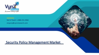 Global Security Policy Management Market – Analysis and Forecast (2019-2025)