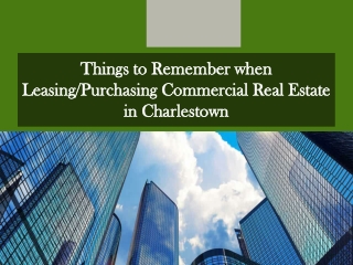 Steps to Owning Your Own Commercial Real Estate