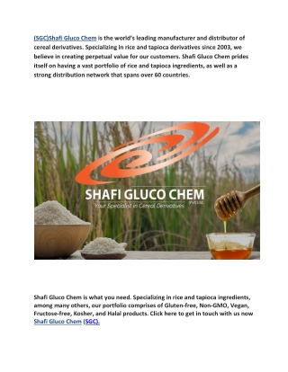 Shafi Glucho Chem