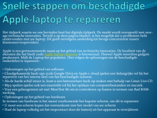 Apple Service Centrum den haag online betere service bieden