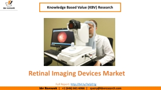 The Retinal Imaging Devices Market size is expected to reach $6.3 billion by 2025 - KBV Research