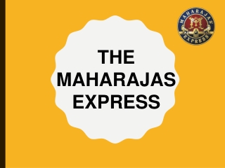 Palace on wheels India – The Maharajas' Express