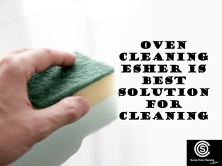 Oven Cleaning Esher is best solution for cleaning