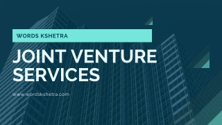 joint venture services