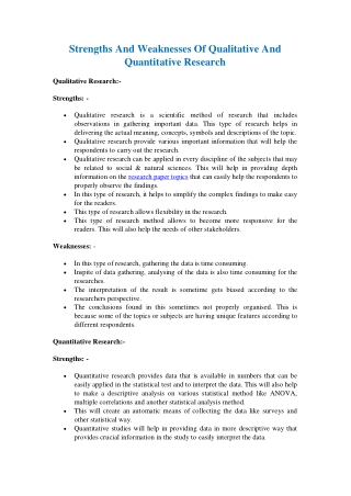 Qualitative research is a scientific method of research that includes observations in gathering important data. This typ