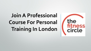 Personal trainer courses uk