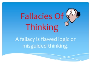 Fallacies Of Thinking