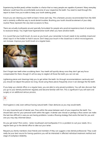 Have You Been Trying To Find Information Regarding Dental Hygiene? Read This Info!