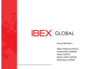IBEX GLOBAL