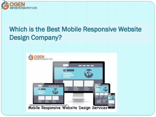 Which is the Best Mobile Responsive Website Design Company?