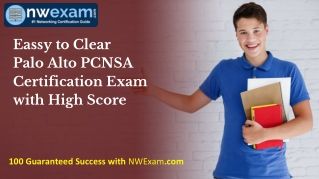 Eassy to Clear | Palo Alto PCNSA Certification Exam.