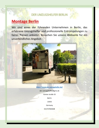 Montage Berlin