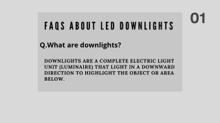 FAQ About LED downlights|TimeToSave