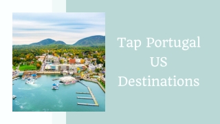 Tap Portugal US Destinations