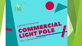 Commercial light pole