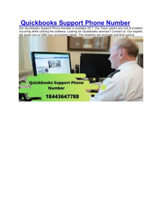QuickBooks Support Phone Number