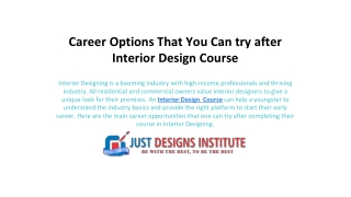 interior design classes Noida