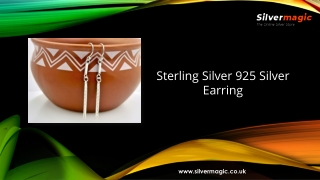 Sterling Silver 925 Silver Earring
