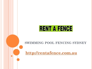 Swimming Pool Fencing Sydney