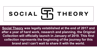 Best Social Theory Clothing - Social Theory