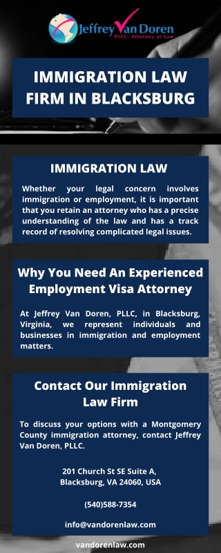 IMMIGRATION LAW FIRM IN BLACKSBURG