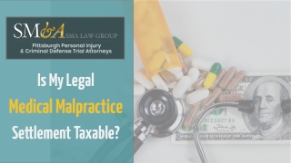 Is My Legal Medical Malpractice Settlement Taxable?