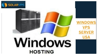 Windows VPS Server USA