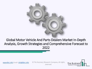 Motor Vehicle And Parts Dealers Market| Worldwide Industry Analysis Report 2020