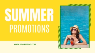 Summer Promotions