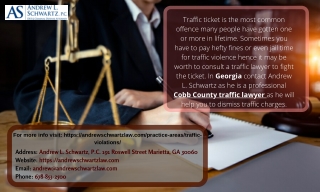 Professional Cobb County traffic lawyer