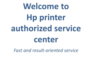 Some Quick steps to fix the problems with Hp printer