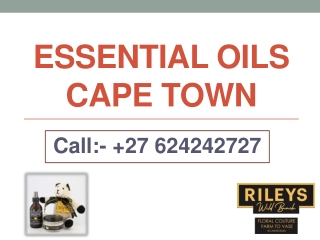 Essential Oils Cape Town