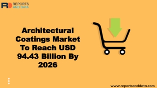 Architectural Coatings Market : Evolving Technology, Trends and Industry Analysis and Forecast to 2026