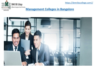 Management Colleges in Bangalore - IBMR IBS