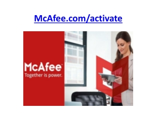 Mcafee.com/activate