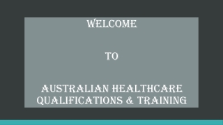 Aged Care Qualifications