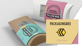 Induce A Good Brand Name Through the Pillow Boxes Packaging