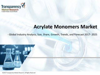 Acrylate monomers market : PLAYERS FOCUS ON INEXPENSIVE AND HIGH-PERFORMANCE FORMULATIONS