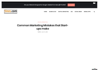 Common Marketing Mistakes that Start-ups make