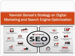 Navnish Bansal’s Strategy on Digital Marketing and Search Engine Optimization