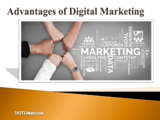 Advantages of Digital Marketing