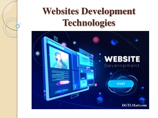 Websites Development Technologies