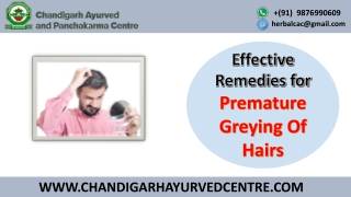 Herbal Treatment for Graying Of Hair