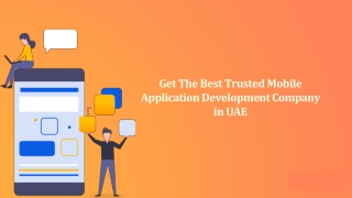 Get The Best Trusted Mobile Application Development Company in UAE