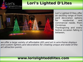 Lighted Outdoor Christmas