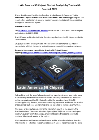 Latin America 5G Chipset Market Size Study, Application and Forecast 2025