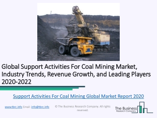 Support Activities For Coal Mining (Exploration and Draining Services) Market Analysis and Revenue Growth Till 2022
